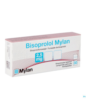 Bisoprolol viatris 2,5 mg comp pell 30