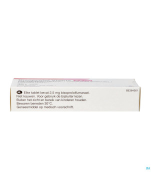 Bisoprolol viatris 2,5 mg comp pell 30