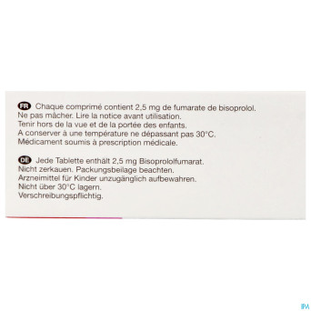 Bisoprolol viatris 2,5 mg comp pell 30