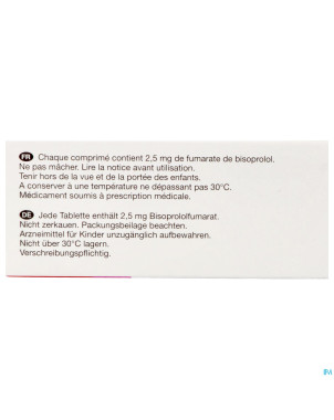 Bisoprolol viatris 2,5 mg comp pell 30
