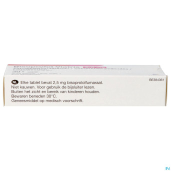 Bisoprolol viatris 2,5 mg comp pell 30