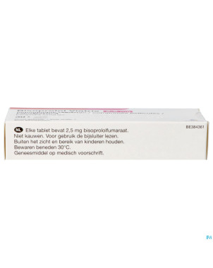 Bisoprolol viatris 2,5 mg comp pell 30