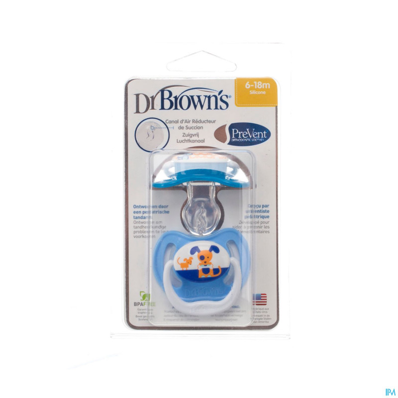 Dr brown sucette level 2 boy  2    escos