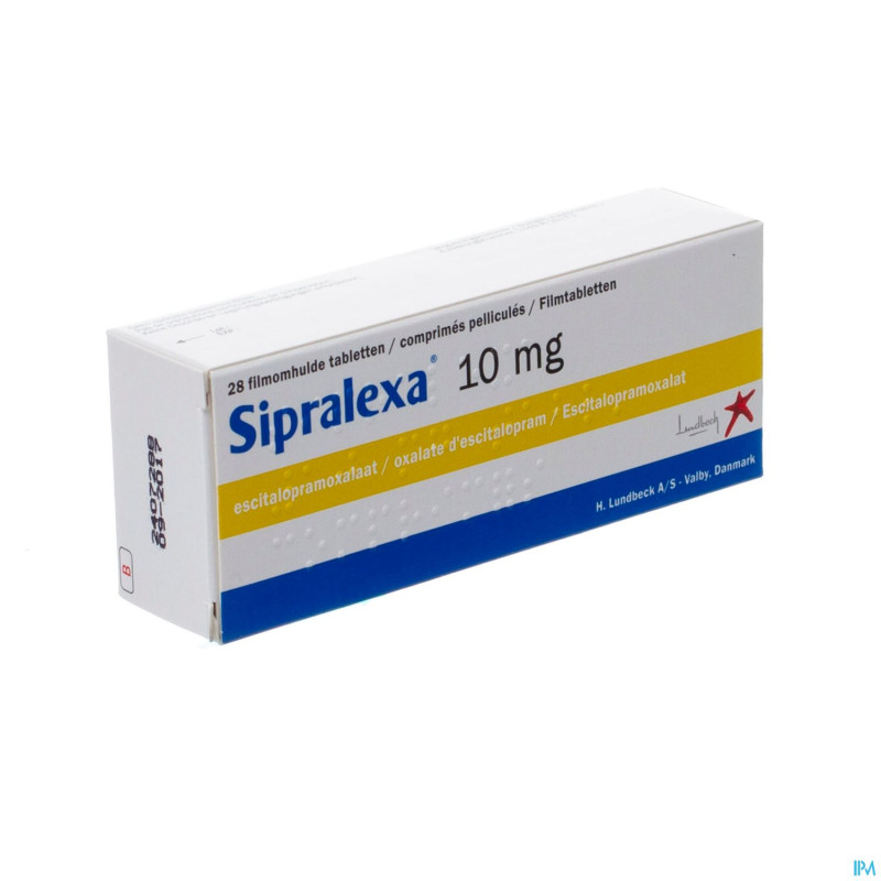 Sipralexa 10 mg impexeco comp pell  28x10mg pip