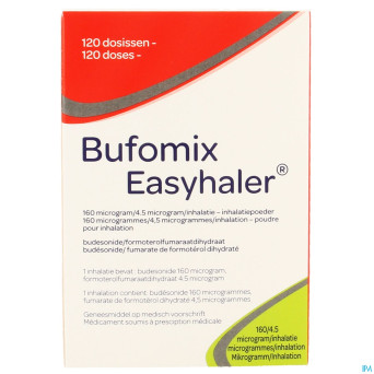 Bufomix 160mcg 4,5mcg easyhaler inhal pulv dos 120