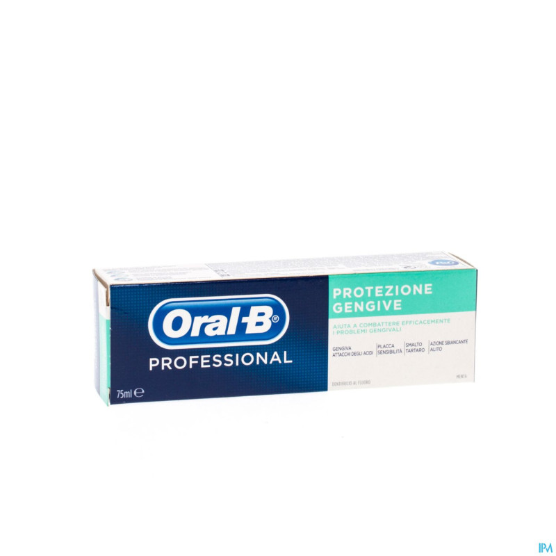 Oral b professional prot. gencives dentifrice 75ml