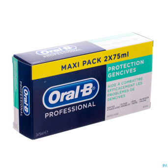Oral b professional prot. gencives dentif.  2x75ml
