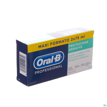 Oral b professional prot. gencives dentif.  2x75ml