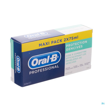 Oral b professional prot. gencives dentif.  2x75ml