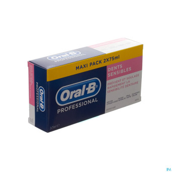Oral b professional sensitive dentifrice    2x75ml