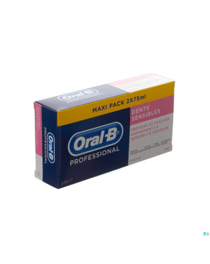 Oral b professional sensitive dentifrice    2x75ml