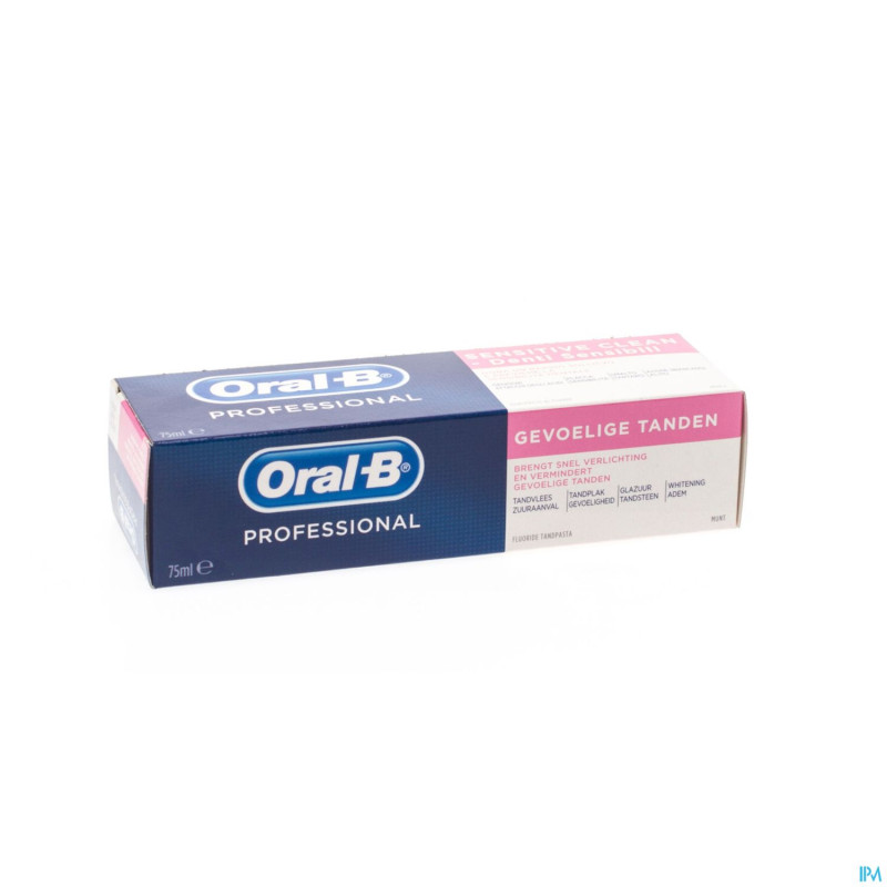 Oral b professional sensitive dentifrice    75ml