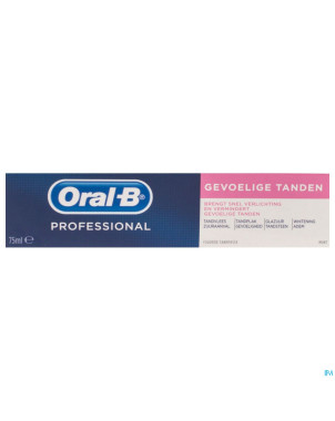 Oral b professional sensitive dentifrice    75ml