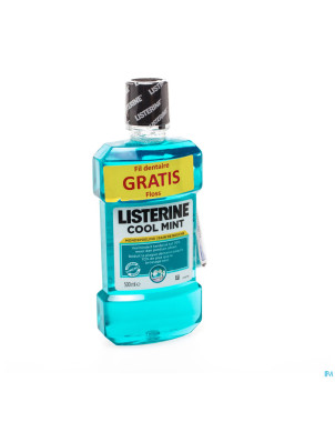 Listerine coolmint bain bouche 500ml+floss gratuit
