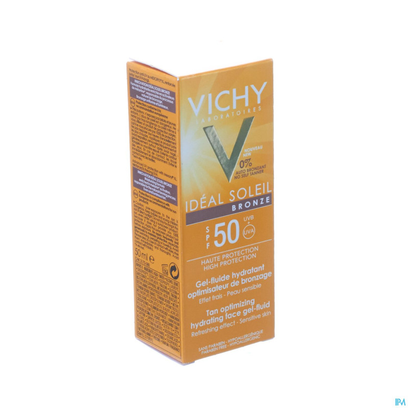 Vichy cap ideal soleil ip50 gel bronze    50ml