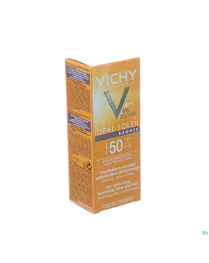 Vichy cap ideal soleil ip50 gel bronze    50ml