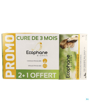 Ecophane biorga comp 3x60 2+1 gratuit