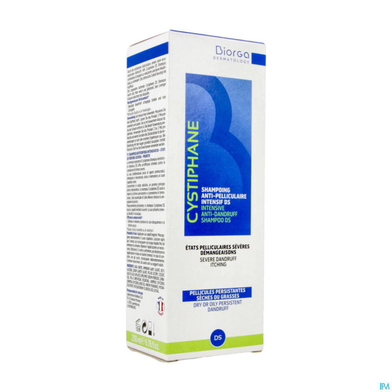 Cystiphane biorga shampo a/pell intensif ds  200ml