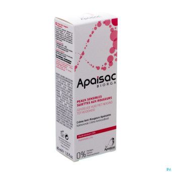 Apaisac biorga creme a/rouge apaisante   tube 40ml