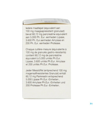 Creon  5000 granules gastroresist fl 20g