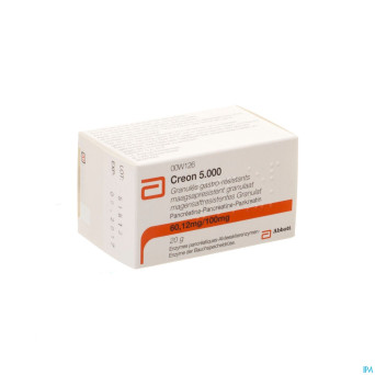 Creon  5000 granules gastroresist fl 20g