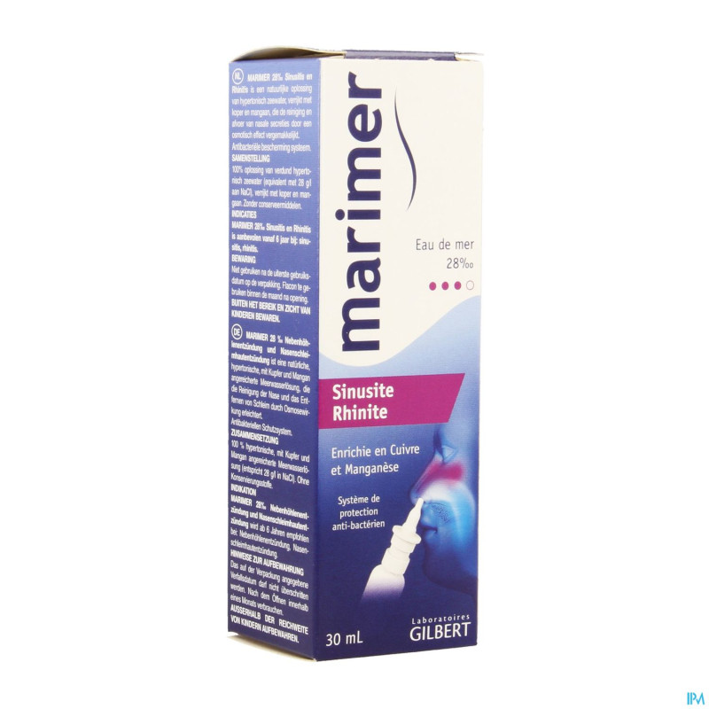 Marimer eau mer hypertonique spray    30ml