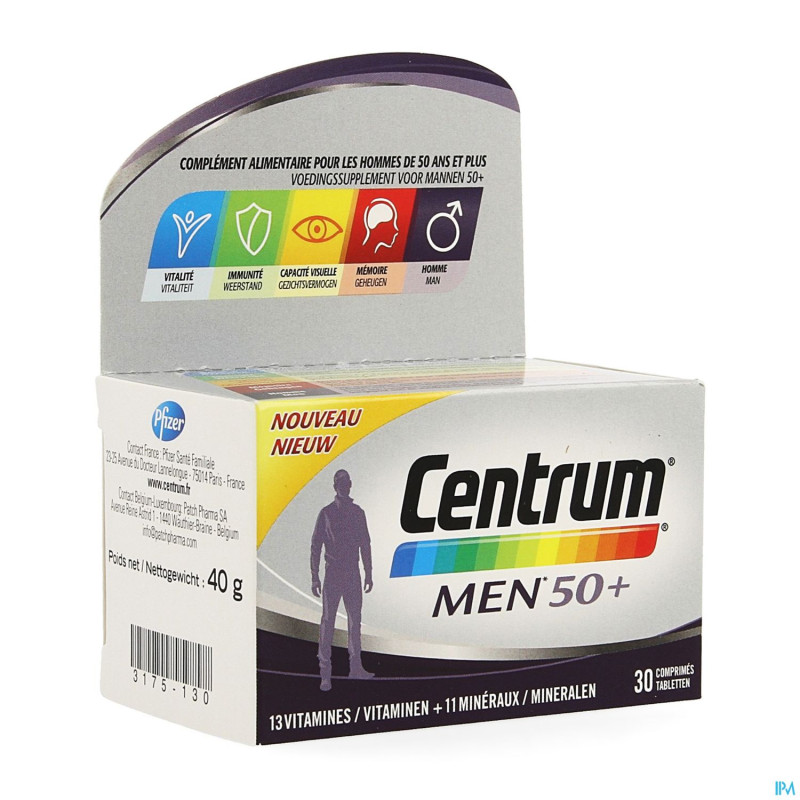 Centrum men 50+ advanced    comp  30