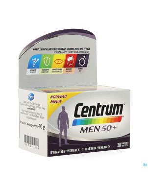 Centrum men 50+ advanced    comp  30