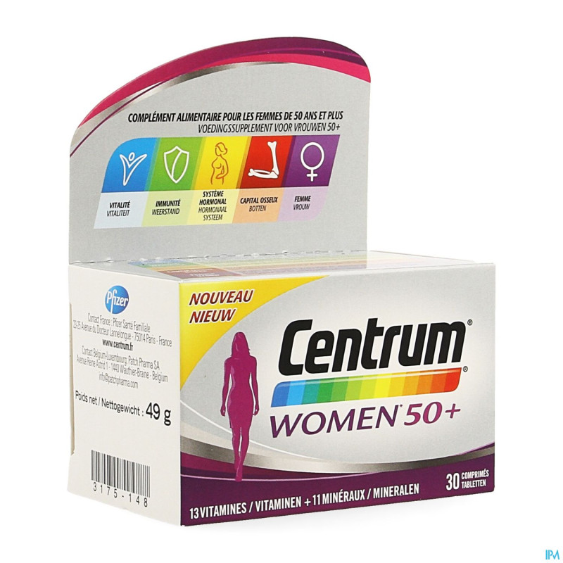 Centrum women 50+ advanced  comp  30