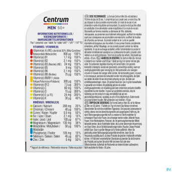 Centrum men 50+    comp 30