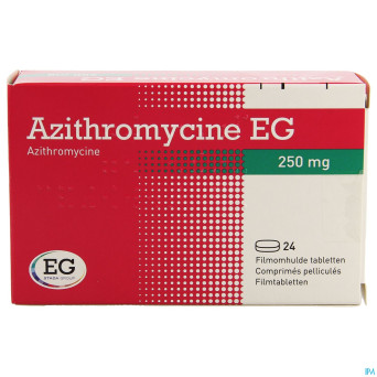 Azithromycine 250 mg eg comp pell 24x250 mg