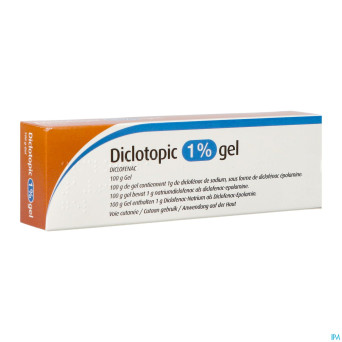Diclotopic 1% gel tube 100 gr