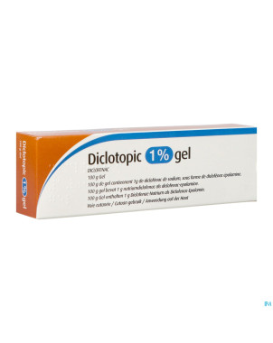 Diclotopic 1% gel tube 100 gr