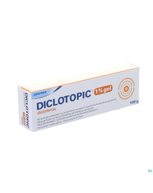 Diclotopic 1% gel tube 100 gr