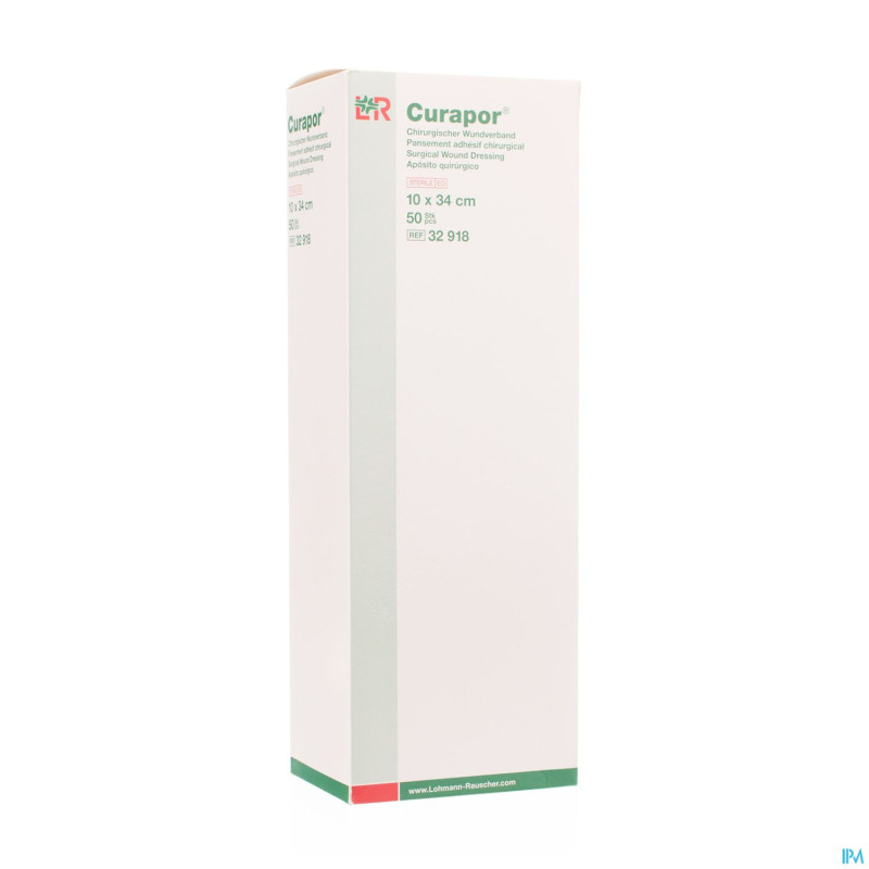 Curapor pans chirurg. steril   34cmx10cm  50 32918