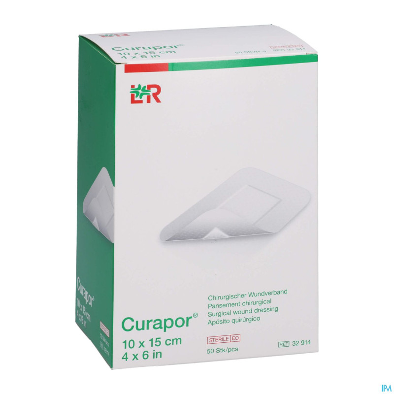 Curapor pans chirurg. steril   15cmx10cm  50 32914