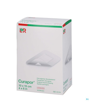 Curapor pans chirurg. steril   15cmx10cm  50 32914