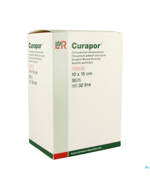 Curapor pans chirurg. steril   15cmx10cm  50 32914