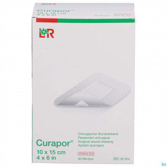 Curapor pans chirurg. steril   15cmx10cm  50 32914