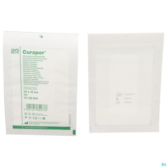 Curapor pans chirurg. steril   15cmx10cm  50 32914