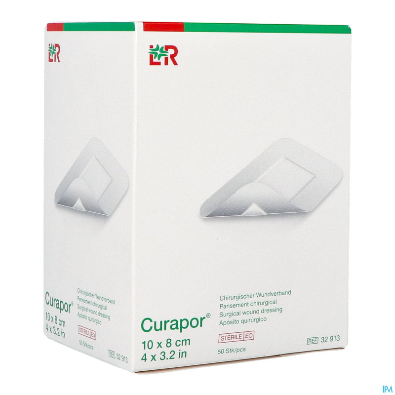 Curapor pans chirurg. steril    8cmx10cm  50 32913