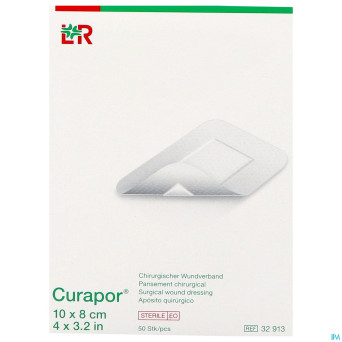 Curapor pans chirurg. steril    8cmx10cm  50 32913