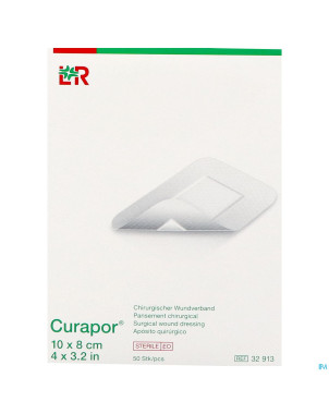 Curapor pans chirurg. steril    8cmx10cm  50 32913