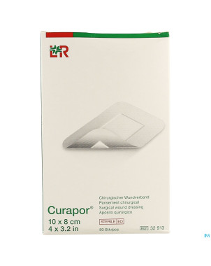 Curapor pans chirurg. steril    8cmx10cm  50 32913
