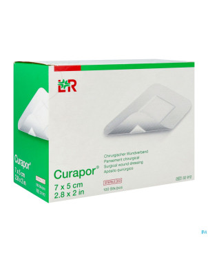 Curapor pans chirurg. steril    7cmx 5cm 100 32912