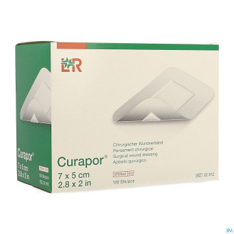 Curapor pans chirurg. steril    7cmx 5cm 100 32912