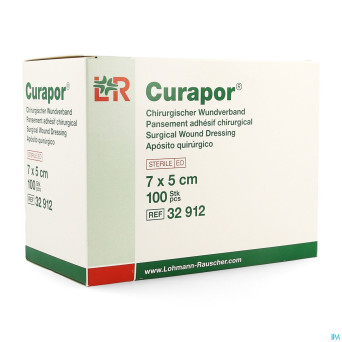 Curapor pans chirurg. steril    7cmx 5cm 100 32912
