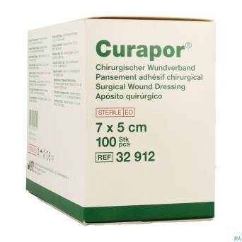 Curapor pans chirurg. steril    7cmx 5cm 100 32912