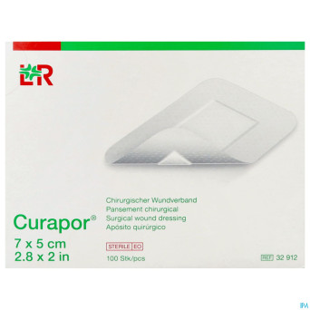 Curapor pans chirurg. steril    7cmx 5cm 100 32912