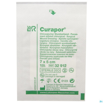 Curapor pans chirurg. steril    7cmx 5cm 100 32912